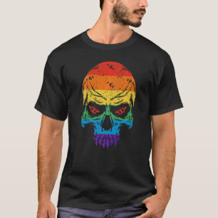 Camiseta Aliado Lgbt Lgbtq Orgulho Cores Arco-íris Retro Vi