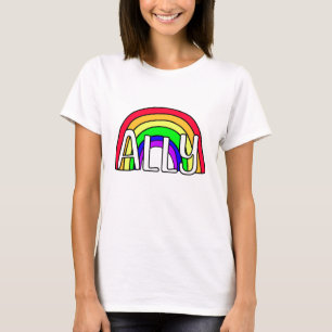 Camiseta Aliado LGBTQIA+ Arco-íris Bandeira do Orgulho