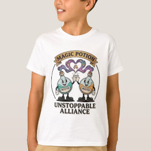 Camiseta Aliança Imparável Botto Marca Poção Mágica Retro