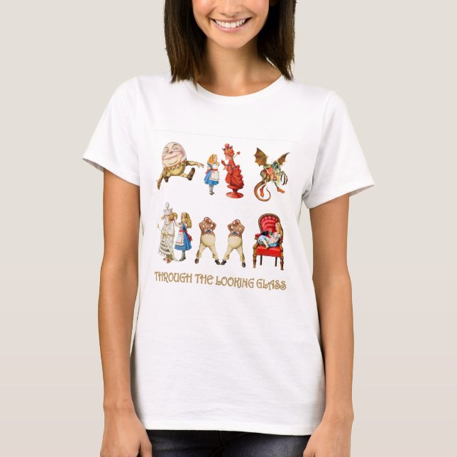 CAMISETA ALICE ATRAVÉS DO VIDRO (Frente)