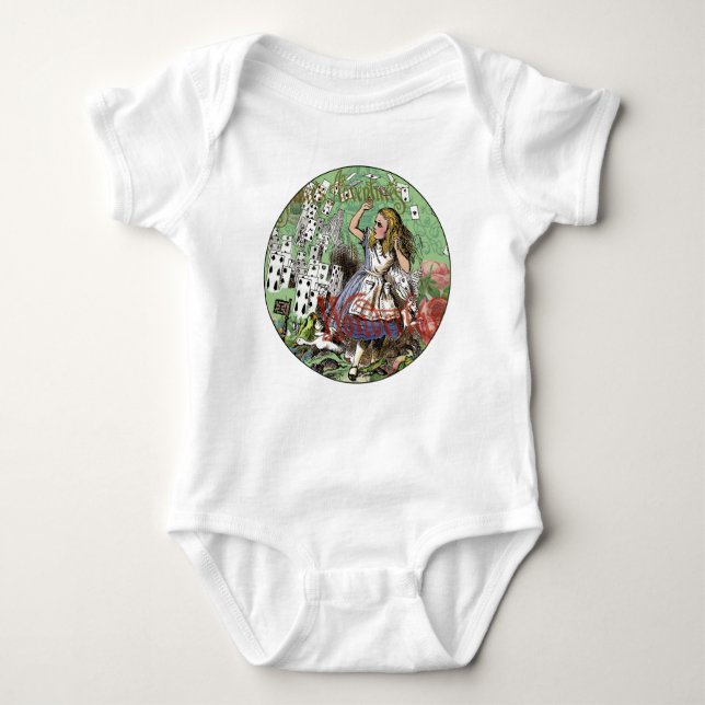 Camiseta alice cards maravilderland hatrabbit (Frente)