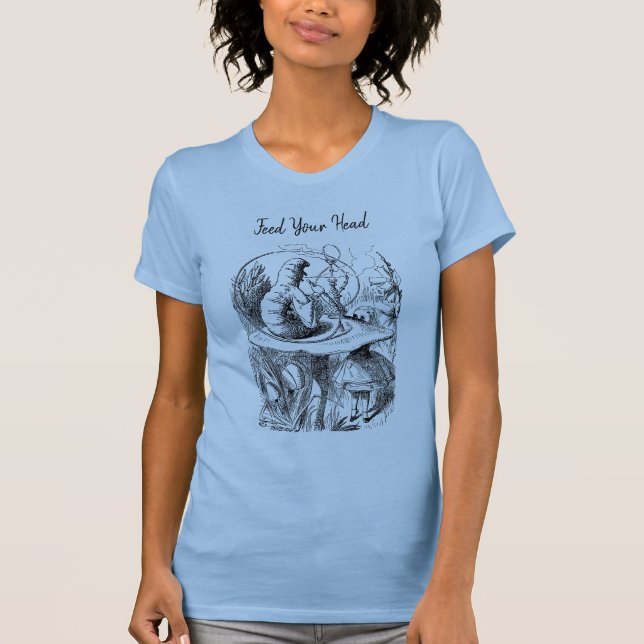 Camiseta Alice e a lagarta (Frente)