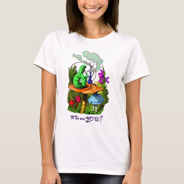 Camiseta Alice e Caterpillar (Frente)