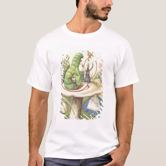 Camiseta Alice encontra Caterpillar (Frente)