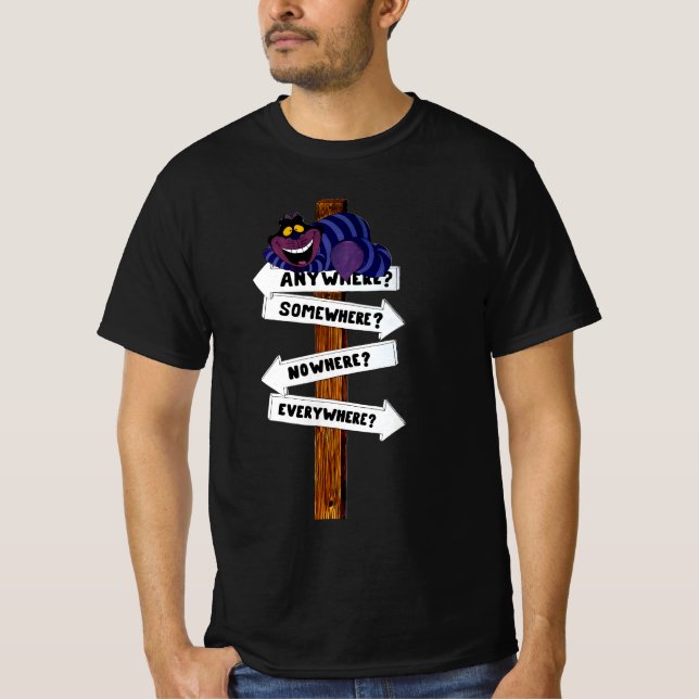 Camiseta Alice, estamos todos zangados aqui, engraçado (Frente)