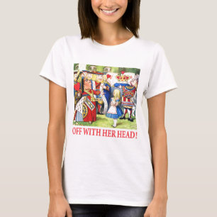 CAMISETA ALICE - FORA COM SUA CABEÇA!