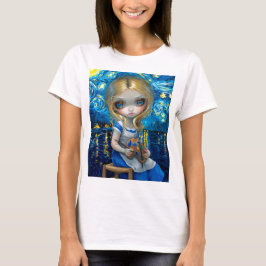 Camiseta "Alice in a Van Gogh Nocturne"