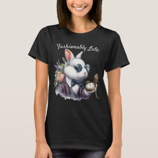 Camiseta Alice in Wonderland Rabbit in Sunglasses