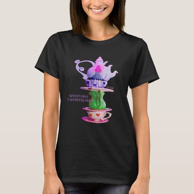 Camiseta Alice In Wonderland  Tea Time (Frente)