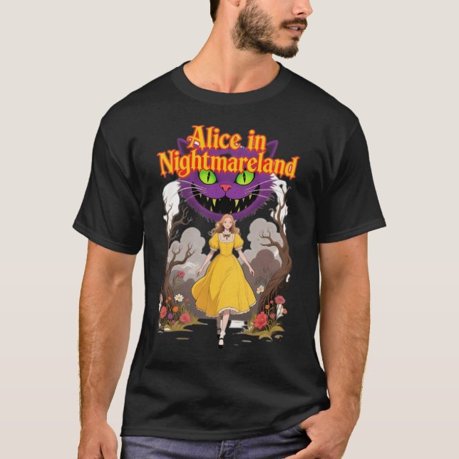 Camiseta Alice na Terra dos Pesadelos (Frente)