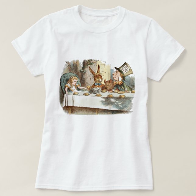Camiseta Alice no Camiseiro das Maravilhas (Frente do Design)