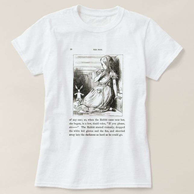 Camiseta Alice no Camiseiro das Maravilhas (Frente do Design)