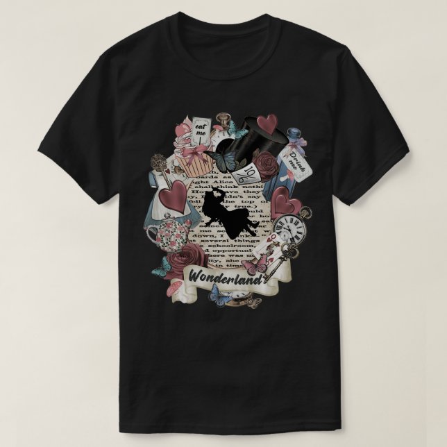 Camiseta Alice no País das Maravilhas  (Frente do Design)