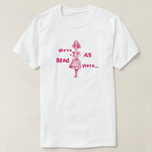 Camiseta Alice no País das Maravilhas (Frente do Design)