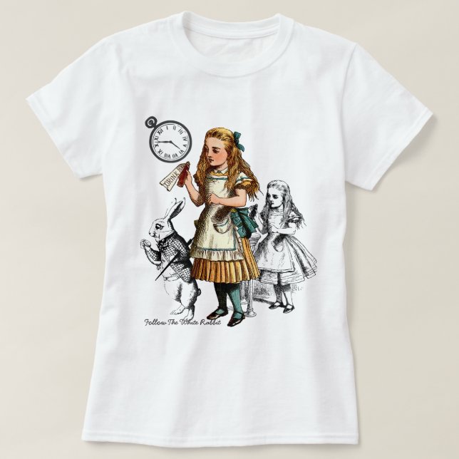 Camiseta Alice no País das Maravilhas (Frente do Design)