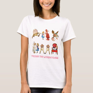 Camiseta Alice no País das Maravilhas e seus Amigos.
