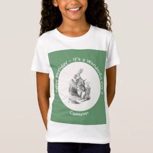 Camiseta Alice no País das Maravilhas Festa de aniversário 