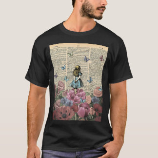 Camiseta Alice No País Das Maravilhas - Jardim Das Maravilh