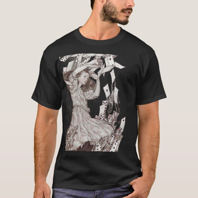 Camiseta Alice No País Das Maravilhas Lewis Carroll Rackham (Frente)