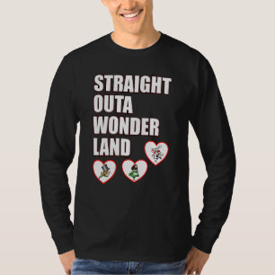Camiseta Alice No País Das Maravilhas Mulheres Heteros