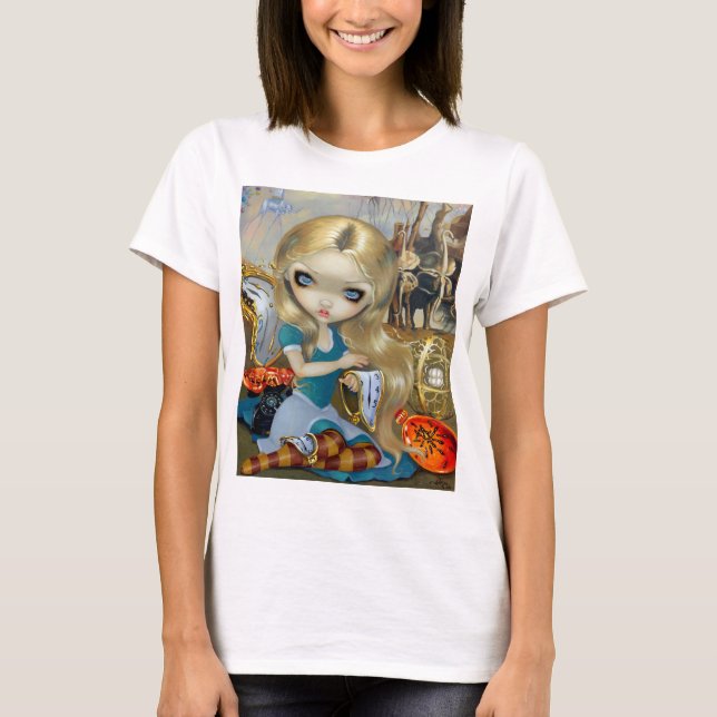 Camiseta "Alice num sonho de Dalí" (Frente)