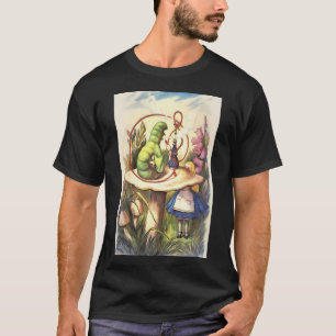 Camiseta Alice The Hookah Fumando Lagarta - Alice No W