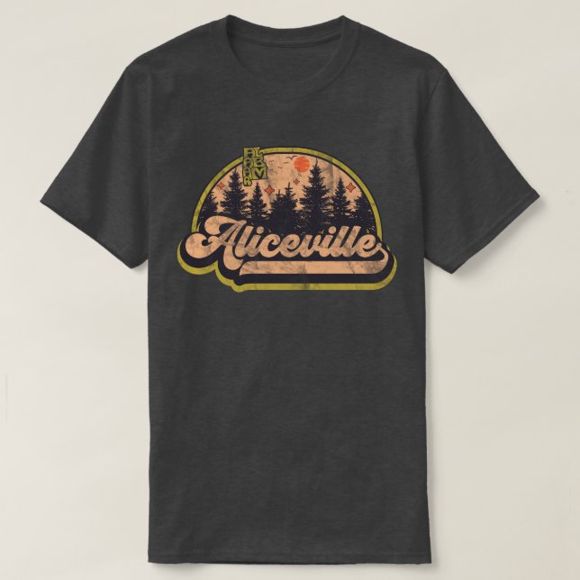 Camiseta Aliceville, Alabama (Frente do Design)