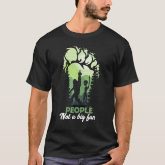 Camiseta Alien Big Foot Footprint Forest People not a big f