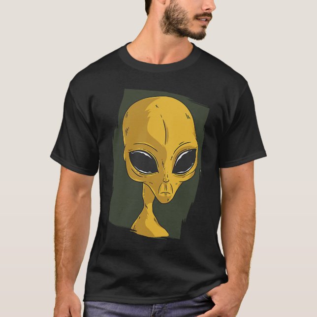 Camiseta alien space aliens  ufo  1 (Frente)