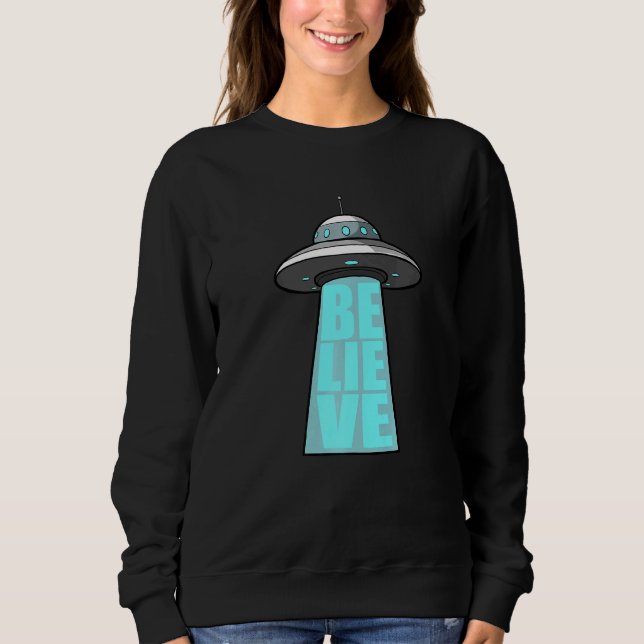 Camiseta Alien UFO Believe  (Frente)