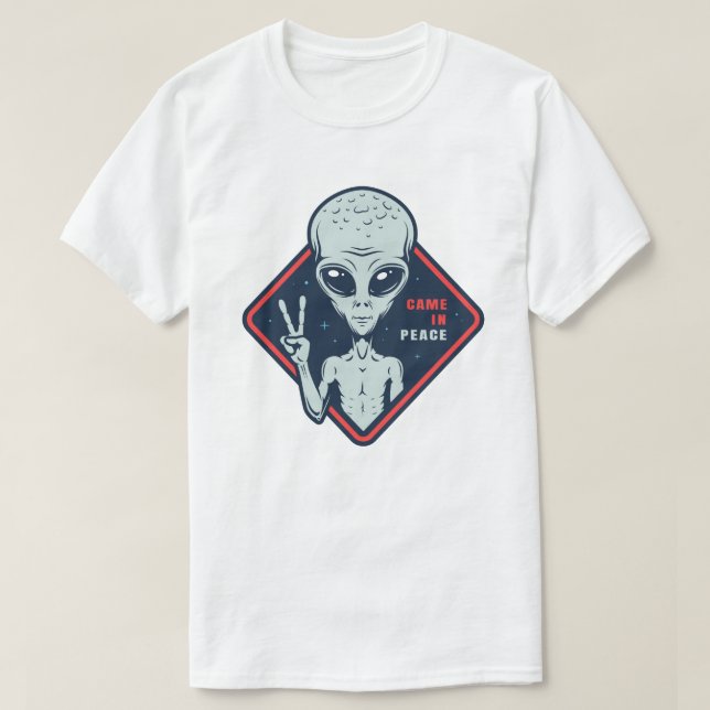 Camiseta Alienígena (Frente do Design)