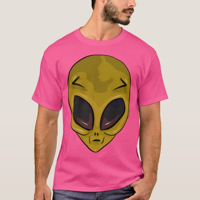 Camiseta Alienígena amarela (Frente)