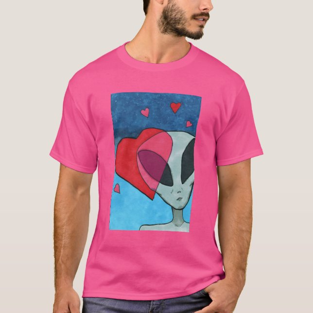 Camiseta Alienígena Apaixonado (Frente)