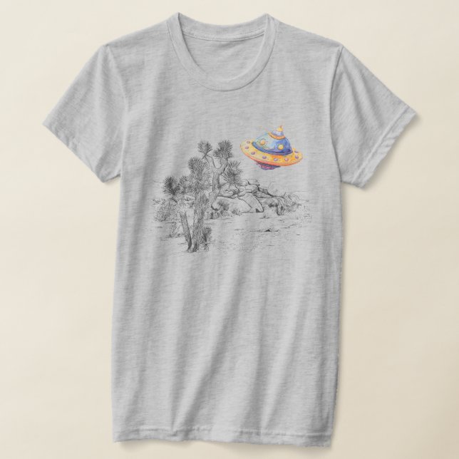 Camiseta Alienígena Assumindo a Árvore Joshua (Postura )