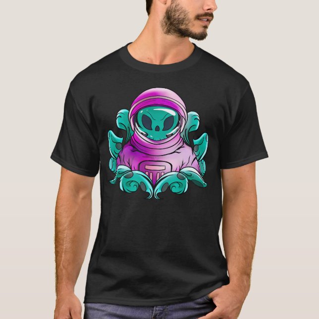 Camiseta Alienígena astronauta (Frente)