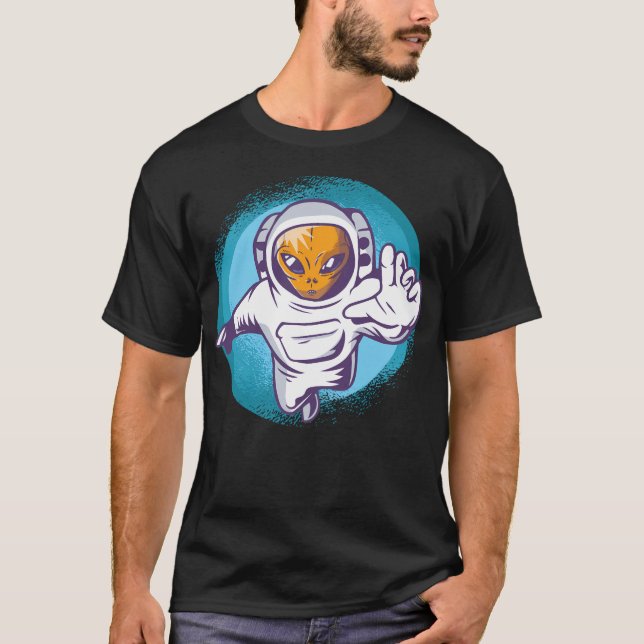 Camiseta Alienígena astronauta (Frente)