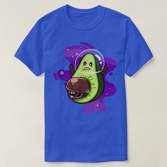 Camiseta Alienígena Avocado Guacamole Fan (Frente do Design)