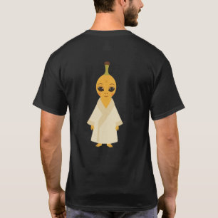 Camiseta Alienígena Banana Zen – Arte Minimalista de Comida