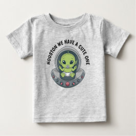 Camiseta Alienígena bebê em OVNI