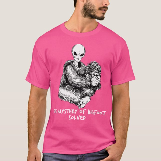 Camiseta Alienígena Bigfoot Ufo Abdução (Frente)