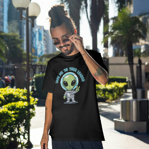 Camiseta Alienígena Bonita Leva-me ao teu desenho principal