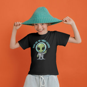 Camiseta Alienígena Bonita Leva-me ao teu desenho principal