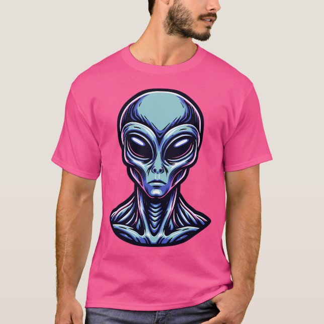 Camiseta Alienígena cinza (Frente)