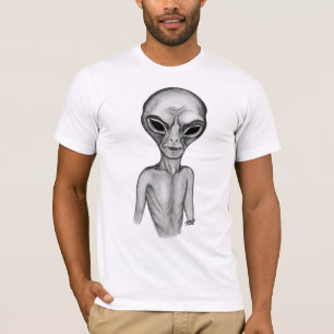 Camiseta Alienígena cinza