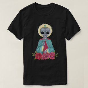 Camiseta Alienígena Cinza