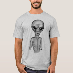 Camiseta Alienígena Cinza