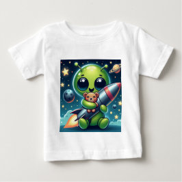 CAMISETA ALIENÍGENA COM UM ROCHET