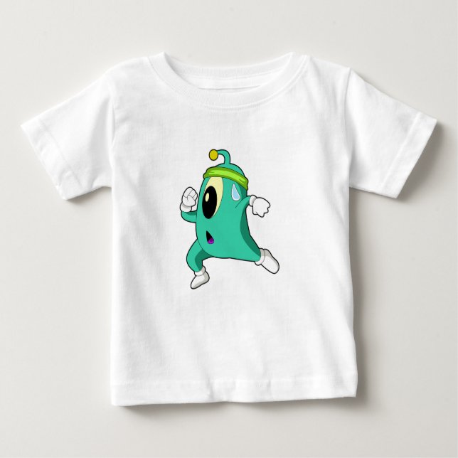 Camiseta Alienígena como Runner (Frente)
