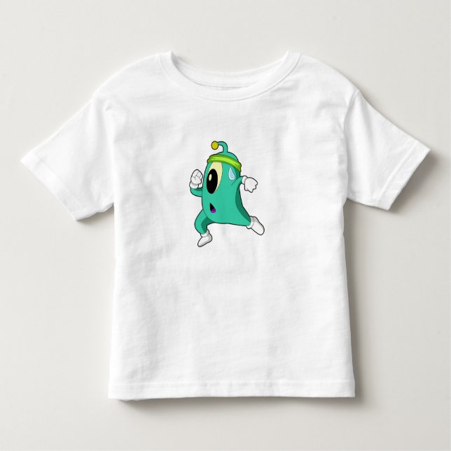 Camiseta Alienígena como Runner (Frente)