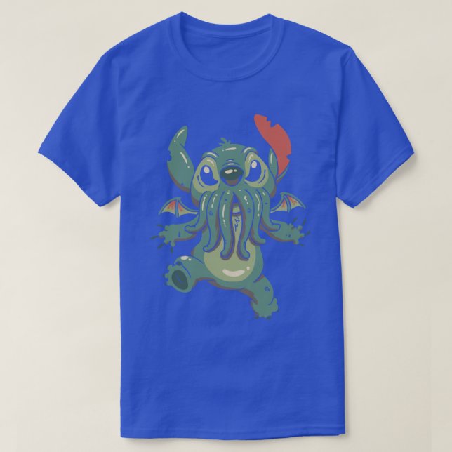 Camiseta Alienígena Cthulhu (Frente do Design)